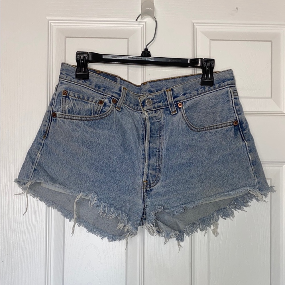 Levi’s Classic Blue Denim Women's Shorts